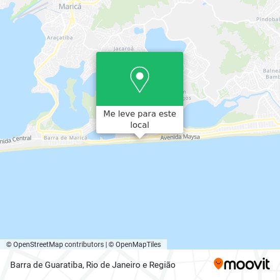 Barra de Guaratiba mapa