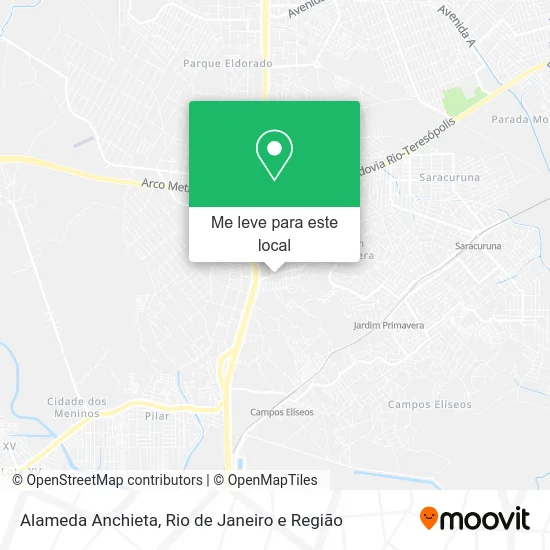 Alameda Anchieta mapa