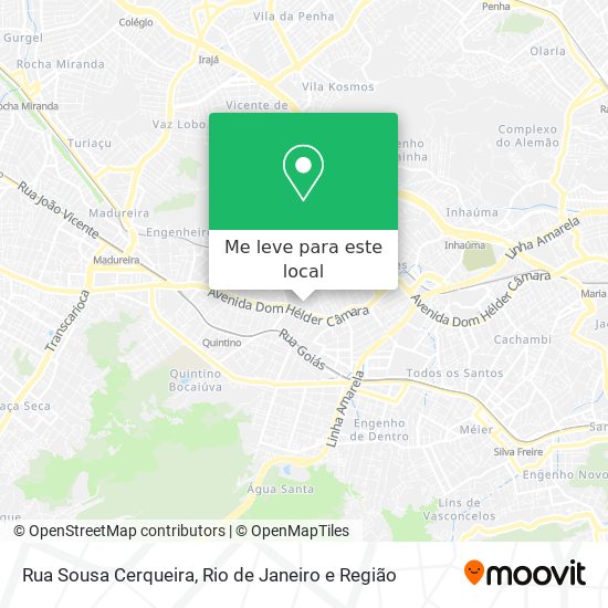 Rua Sousa Cerqueira mapa