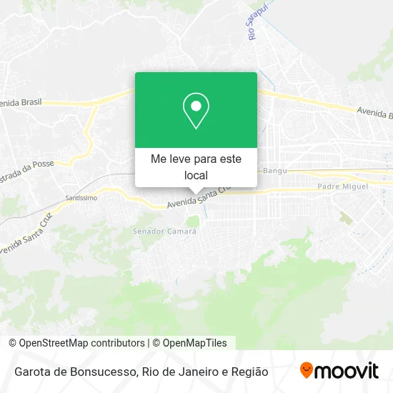 Garota de Bonsucesso mapa
