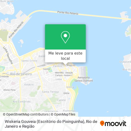 Wiskeria Gouveia (Escritório do Pixinguinha) mapa