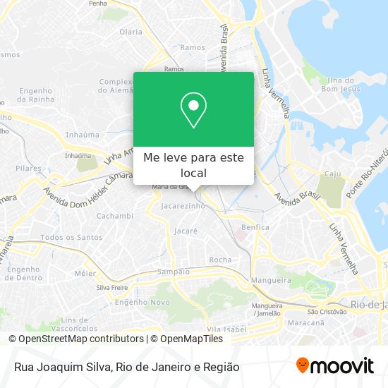 Rua Joaquim Silva mapa