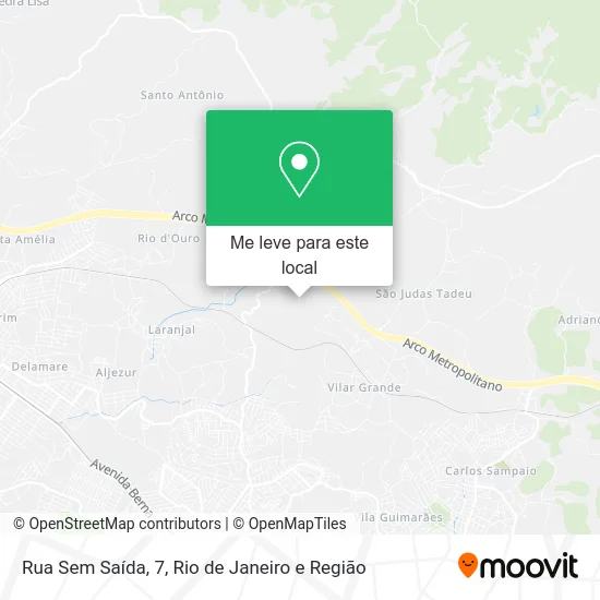 Rua Sem Saída, 7 mapa