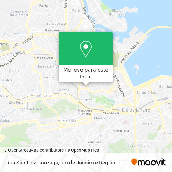Rua São Luiz Gonzaga mapa