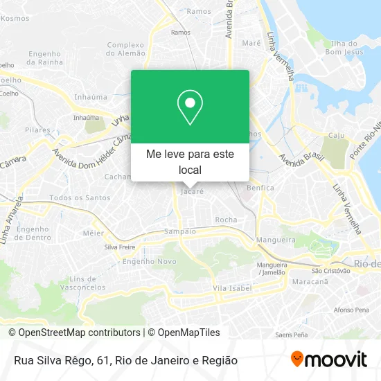 Rua Silva Rêgo, 61 mapa