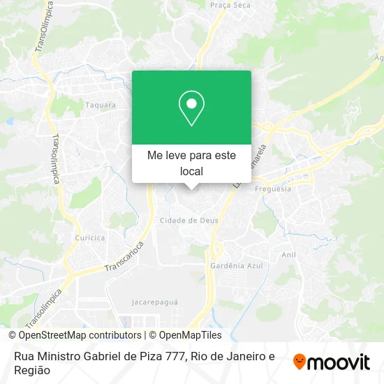 Rua Ministro Gabriel de Piza 777 mapa