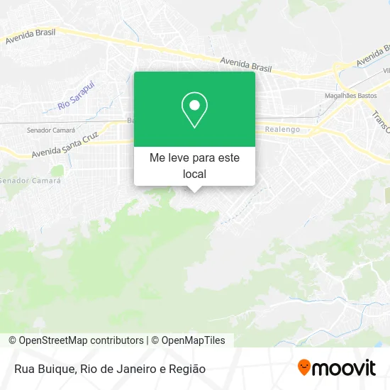 Rua Buique mapa