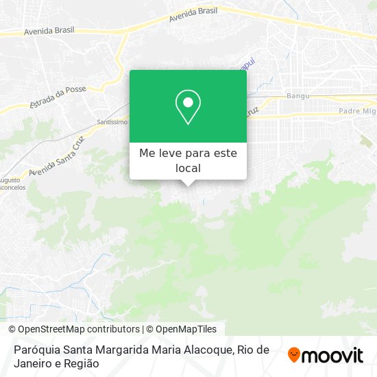 Paróquia Santa Margarida Maria Alacoque mapa