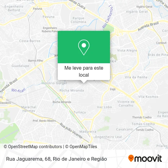 Rua Jaguarema, 68 mapa