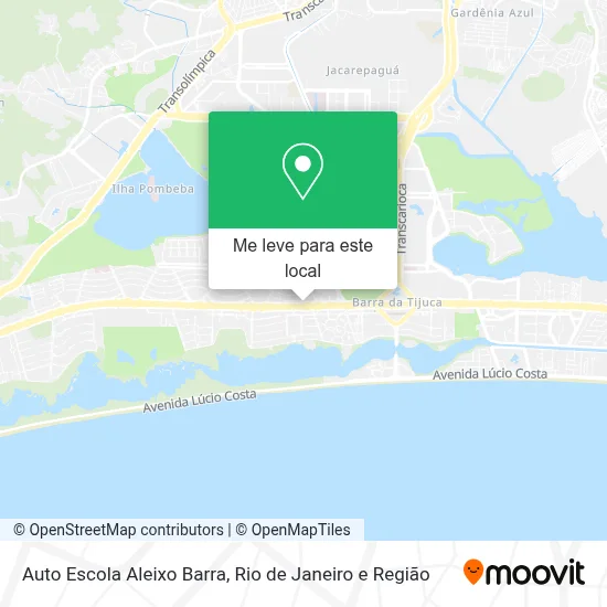 Auto Escola Aleixo Barra mapa