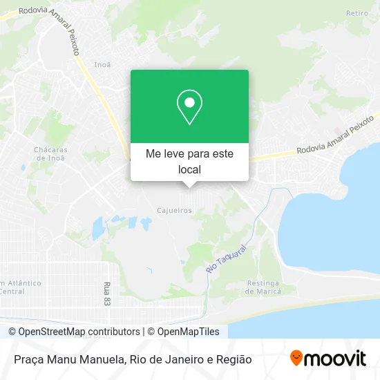 Praça Manu Manuela mapa