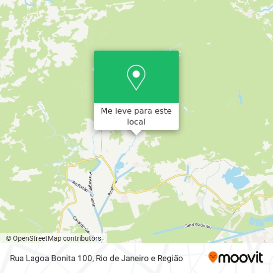 Rua Lagoa Bonita 100 mapa