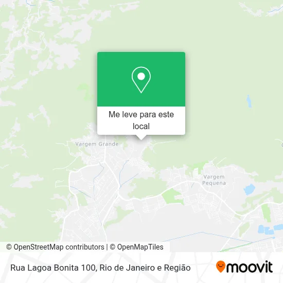 Rua Lagoa Bonita 100 mapa