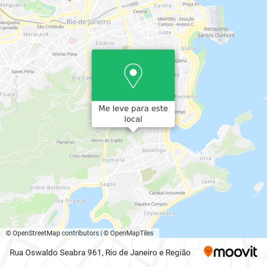 Rua Oswaldo Seabra 961 mapa