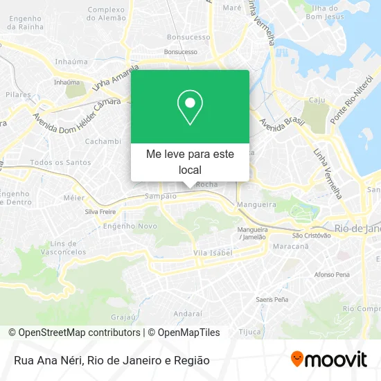 Rua Ana Néri mapa