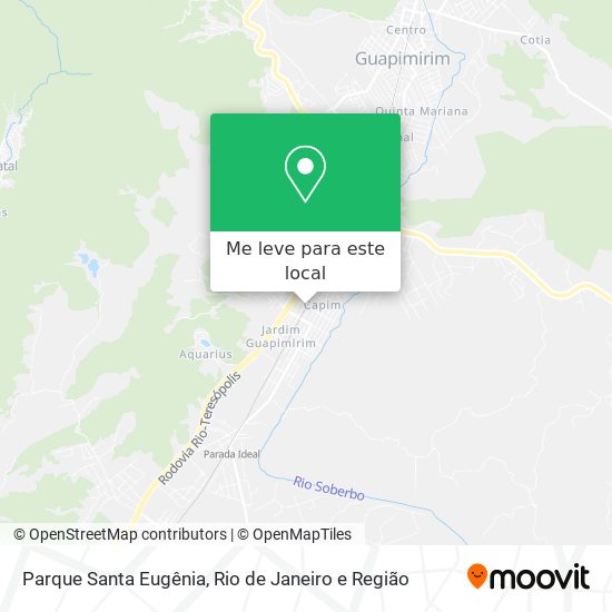 Parque Santa Eugênia mapa