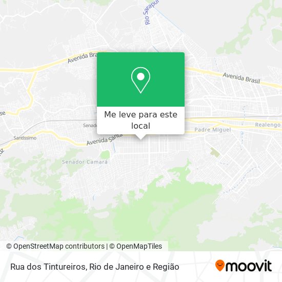 Rua dos Tintureiros mapa