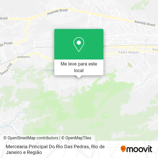 Mercearia Principal Do Rio Das Pedras mapa