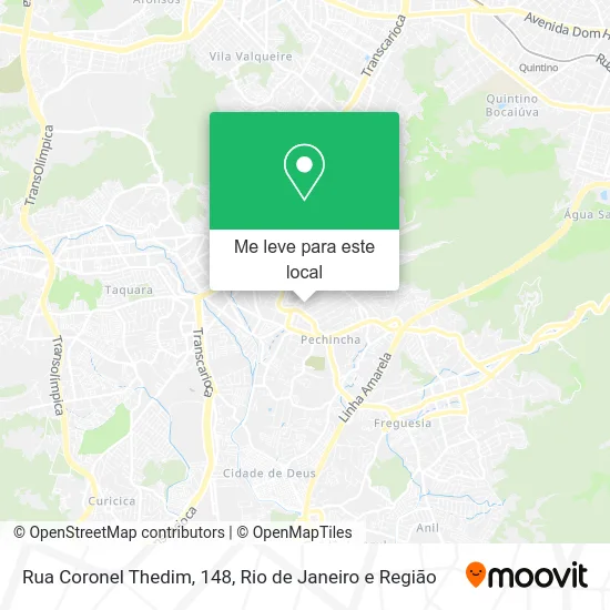 Rua Coronel Thedim, 148 mapa