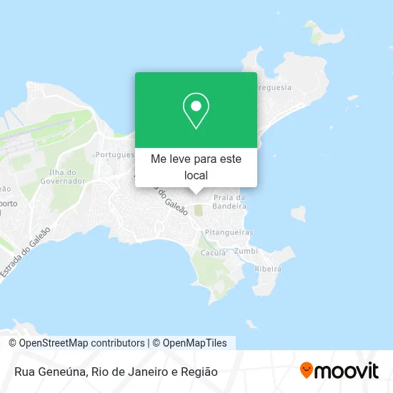 Rua Geneúna mapa