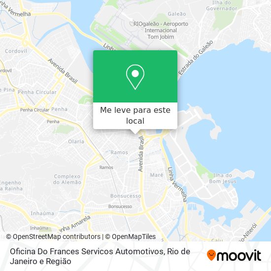 Oficina Do Frances Servicos Automotivos mapa