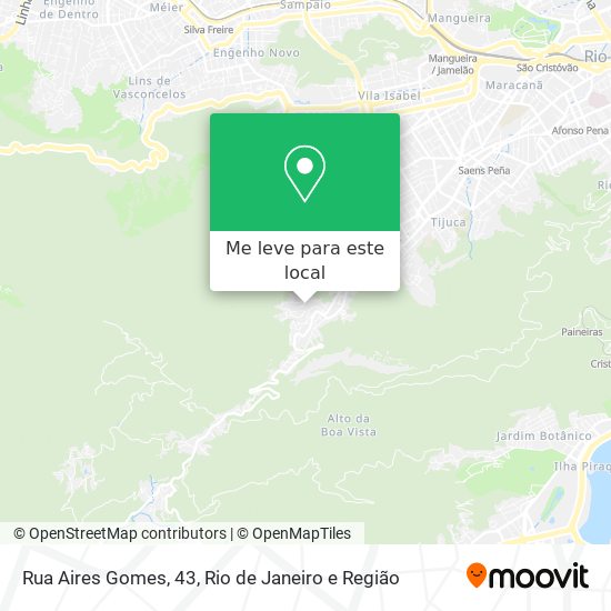 Rua Aires Gomes, 43 mapa