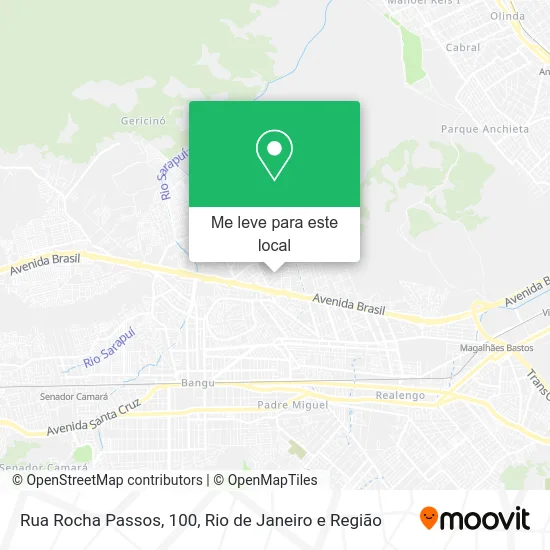 Rua Rocha Passos, 100 mapa