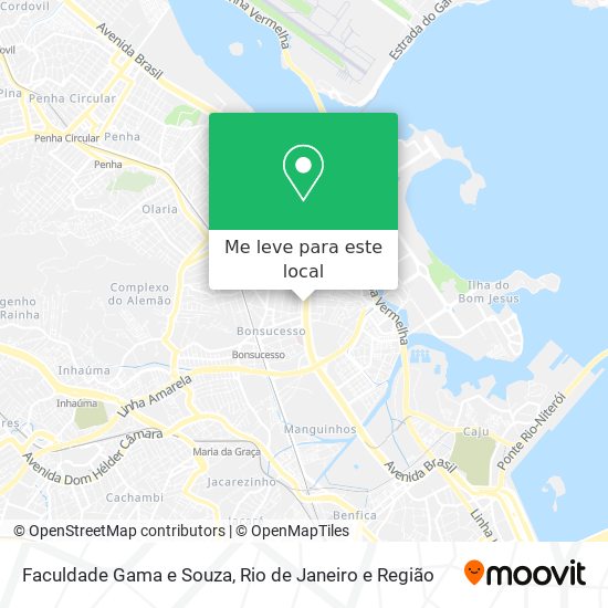 Faculdade Gama e Souza mapa