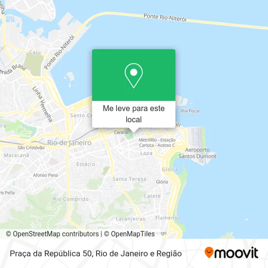 Praça da República 50 mapa