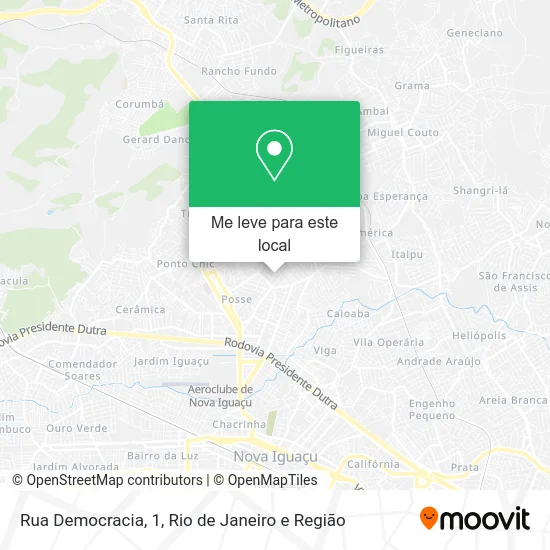 Rua Democracia, 1 mapa