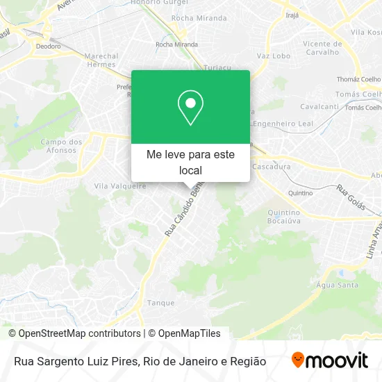 Rua Sargento Luiz Pires mapa