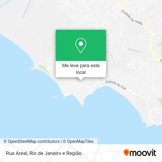 Rua Areal mapa
