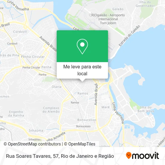 Rua Soares Tavares, 57 mapa