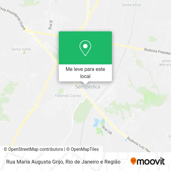 Rua Maria Augusta Grijo mapa