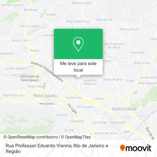 Rua Professor Eduardo Vianna mapa