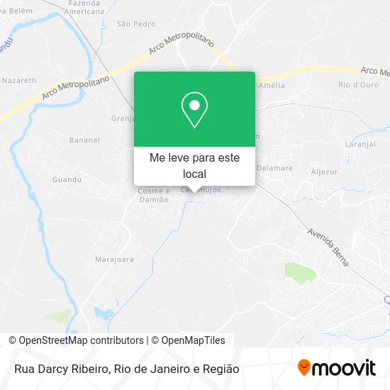 Rua Darcy Ribeiro mapa