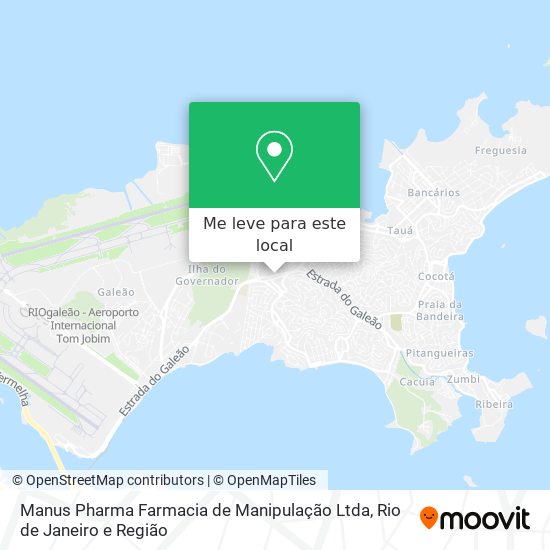 Manus Pharma Farmacia de Manipulação Ltda mapa