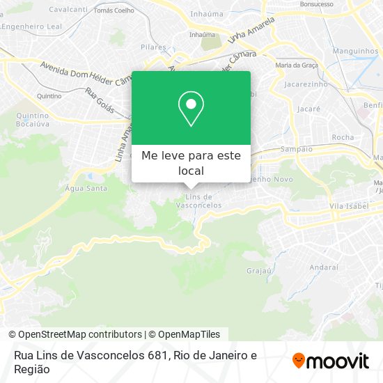 Rua Lins de Vasconcelos 681 mapa