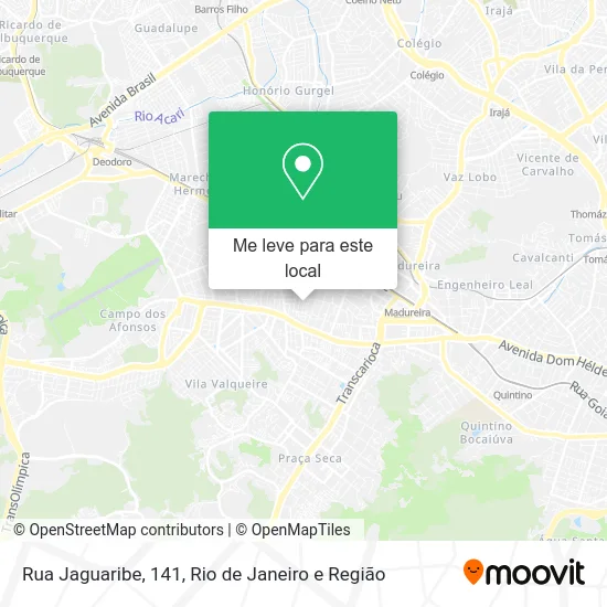 Rua Jaguaribe, 141 mapa