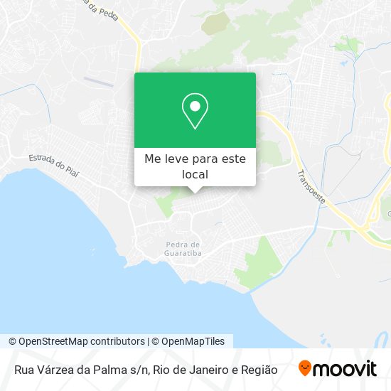 Rua Várzea da Palma s/n mapa