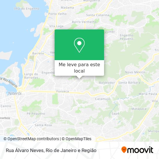 Rua Álvaro Neves mapa