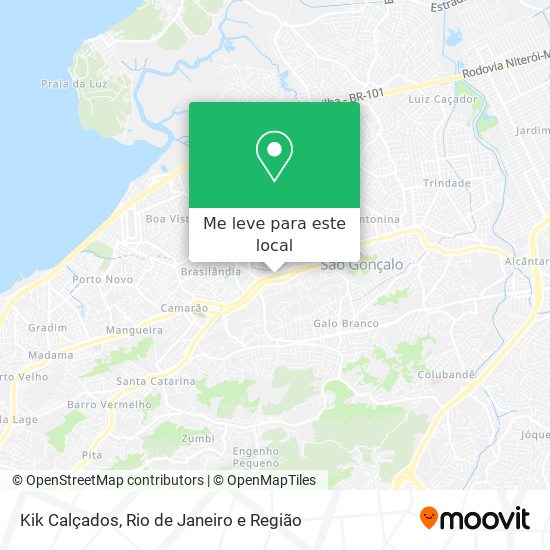 Kik Calçados mapa