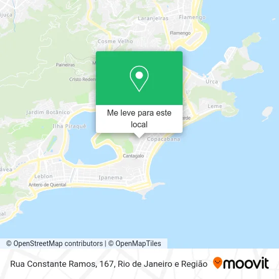 Rua Constante Ramos, 167 mapa