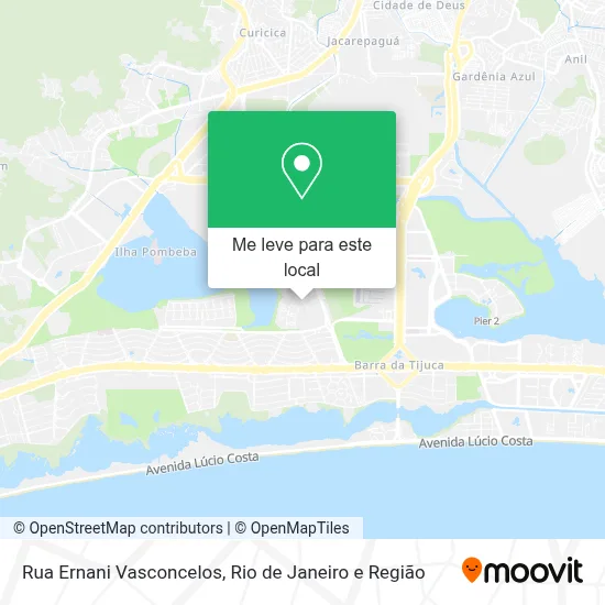 Rua Ernani Vasconcelos mapa