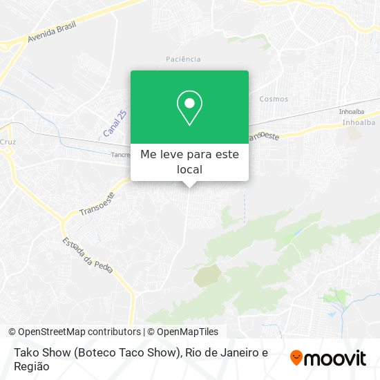 Tako Show (Boteco Taco Show) mapa
