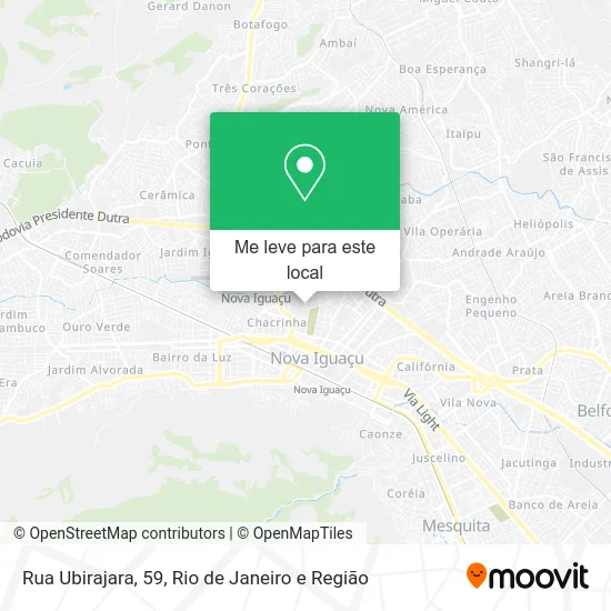 Rua Ubirajara, 59 mapa