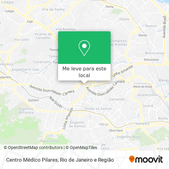 Centro Médico Pilares mapa