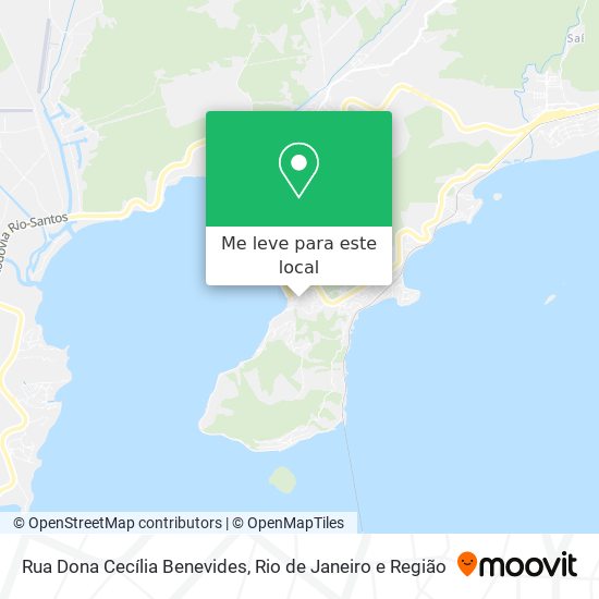 Rua Dona Cecília Benevides mapa