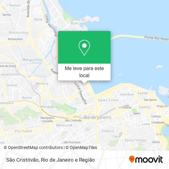 São Cristóvão mapa