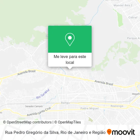 Rua Pedro Gregório da Silva mapa